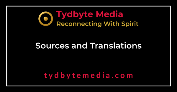 Sources and Translations - Tydbyte Media